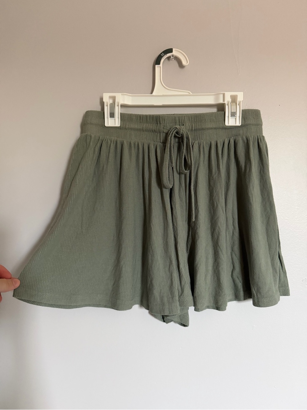 HYFVE Olive Drawstring Skort Shorts